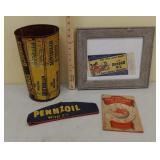 Oil advertising memorabilia