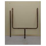 Metal sign holder
