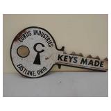 DST Curtis Industries Ohio keys made sign