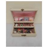 Costume jewelry and jewelry box