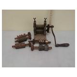 Candy press with extra wheels