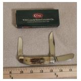 Case XX Snowbelly 3 blade 3 7/8" knife bone