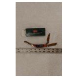 Case XX Cranberry Bone SowBelly knife w/ box