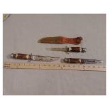 3 German hunting knives