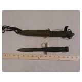 US military bayonet w/ scabbard