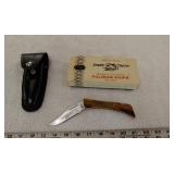 Case XX Shark tooth folding knife w/ box & sheath