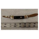 Bowen Canoe brown smooth bone handle knife