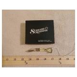 Schrade scrimshaw knife USA