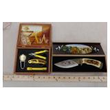 Guidesman set and hunting dog knife