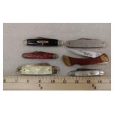 6 pocket knives