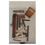 Carpentry rulers and more - old