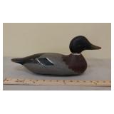 Mallard wooden duck decoy