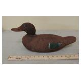 Wooden duck decoy