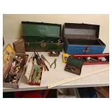 2 tool boxes full of tools,2 full of other