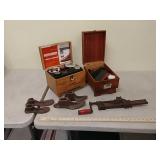 Shoe shine boxes,cobbler tools