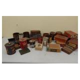 Cigar boxes and tobacco tins