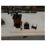 Coffee grinder,match holder,card holder