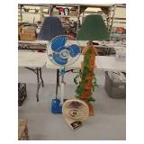 Lights and fans