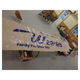2 large boat banners