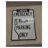 SS Metal bathroom sign