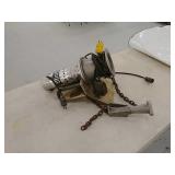 Electric rope winch