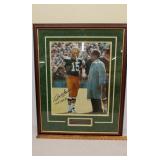 Bart Starr photo,autographed