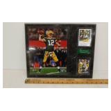 Aaron Rodgers autographed colladge