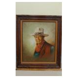 John Wayne oil on Canvas