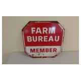 DST Farm Bureau member stop sign