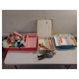 Dolls, doll cases and doll clothing