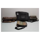 3 coolers and camera case