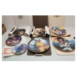 7 collectable Elvis plates