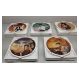 5 Elvis collectable plates
