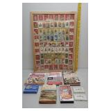 Milwaukee Braves lit, Cracker Jack Card display +