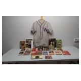 Old Baseball jersey & 50s, 60s & 70s spots lit