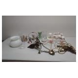 Hanging lamp nob shade, candle holders etc