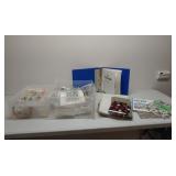 Quilting and cross-stitch. Totes included