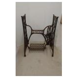 Iron Singer sewing machine base