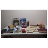 Lit classics, art, coffee table etc