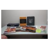 Assorted books Frank Lloyd Wright, 1897 atlas +