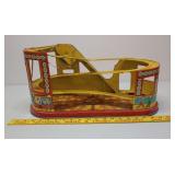 Tin roller coaster toy J. Chein & Co