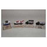 4 Die cast banks new in box