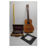 Dual LP and instruments, Led-Zeppelin, guitar +