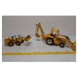 2 metal ERTL tractors