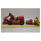 1 Tonka truck, 1 Ny-lint tractor
