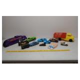 Toy car lot. Tonka, HotWheels, military and more