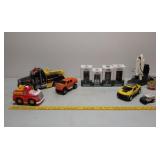 Toy cars, Bucks bobble heads NIB, and more