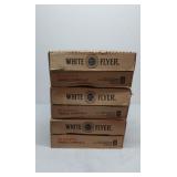 White Flyer 270 orange clay pigeons