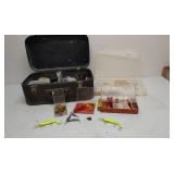 Tacklebox with lures and flies