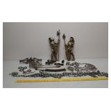 Metal pieces decorative and more